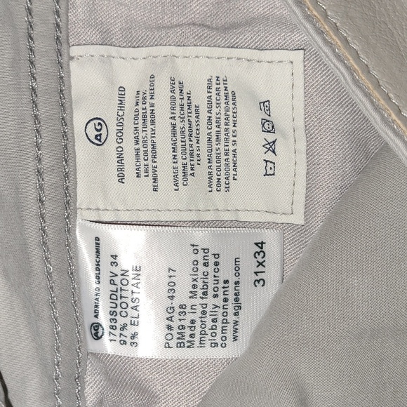 AG Jean's - Grey color - size 31×34 - Picture 11 of 16